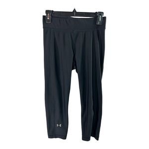 Under Armour Compression Cropped Capri Leggings Size M Black N113